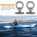 2pcs Stainless Steel Kayak Screws Nuts Boat Accessories Rail Track Bolts