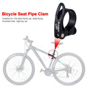 Bike Seat Tube Clip Quick Release MTB Bicycle Seatpost Clamp (Black 31.8mm)
