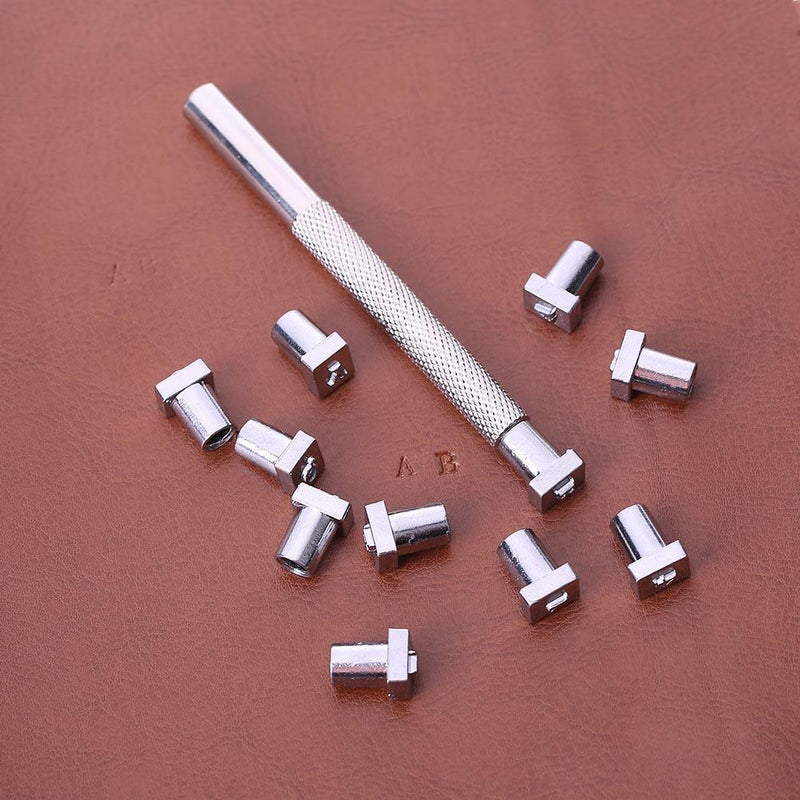 36pcs Steel Punch Alphabet Letter Number Stamper Set Leather Tool (3.5mm) Newly