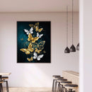 5D DIY Diamond Painting Butterfly Full Round Rhinestone Home Wall Art Picture