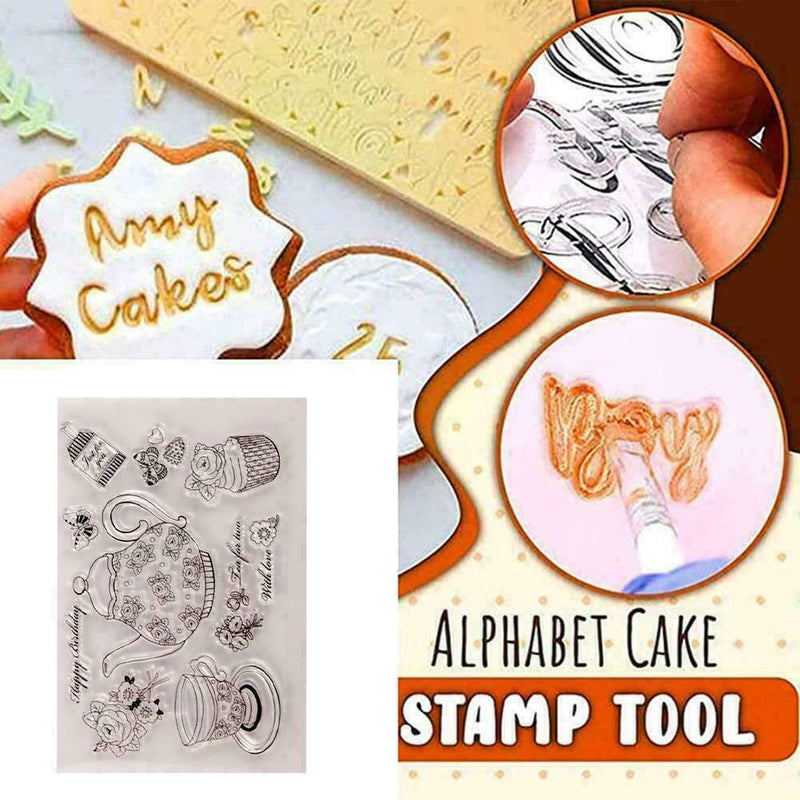 1PC Cartoon Cutting Dies And Stamp Set Clear Stamps Embossing 0 Q4D6 C0C9