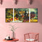 3 Panels Table Fruits Wine Oil Paint By Numbers Kits DIY Handpainted on Canvas