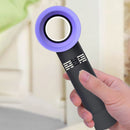 Portable Bladeless Cooling Fan Summer Personal Handheld Desktop Fan (Black)