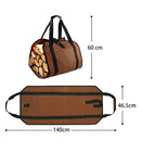 Firewood Log Carrier Bags Heavy Duty Waxed Canvas Logs Tote Bags for Indoor Tool