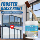 100g Frosted Glass Glue Paint with Brush Window Privacy for Office Bathroom Home