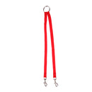 Nylon Double Dual Two Pets Dogs Leash 2 Way Coupler Walk Necklace(Red)