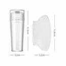 Tool transparent Jelly Silicone Nail Nail Art Stamper Scraper manicure plate