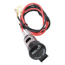 Metal Cigarette Lighter Socket 12V Power Outlet with Wires for Car Boat ATV