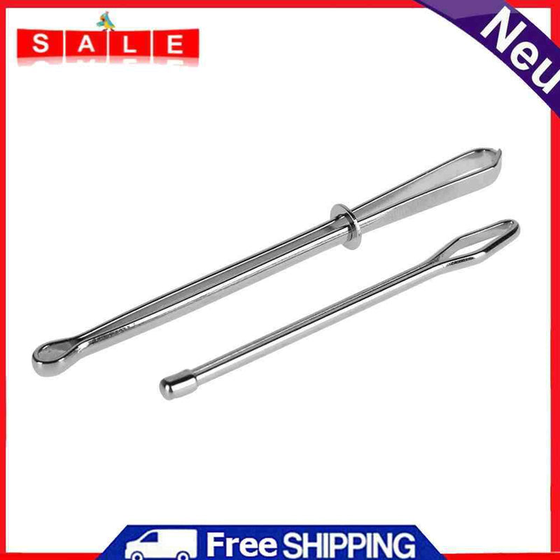 2pcs/Set Stainless Steel Quoted Clips Elastic Belt Carrying Rope Weaving Tool