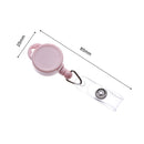 Clip Office Supplies ID Name Card Badge Holder Lanyards Retractable Key Ring