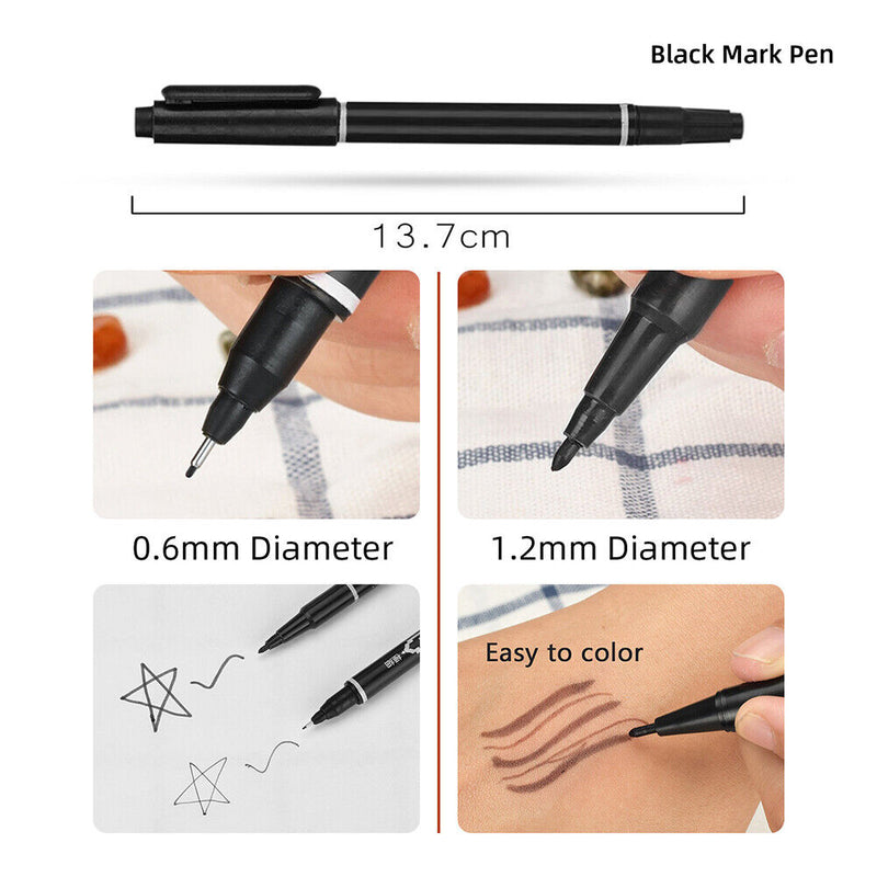 Tiny Tattoo Tool Stick Poke Kit Hand Pen Needles Cushion DIY Body Art Supplies