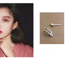 Fashion Simple Gifts Women Jewelry Type C Earrings Rear-hanging Korean