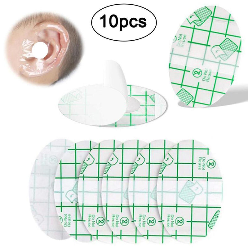 10Pcs Baby Waterproof Ear Stickers Kids Ear Protector for Swimming Showering`