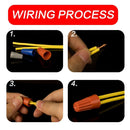 Durable Nipple Terminals Wire Connector Pressure Line Cap Closed End Crimp