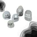 5pcs Halloween Garden Decoration Horror Stones Haunted House Yard Art Ornament
