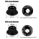 Tooth Plate Crank Screw Cap M18 M20 Crankset Crank Cover Aluminum Bike Fittin