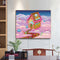 Candy House Oil Paint by Numbers Hand Painted Frameless Picture Home Ornament