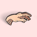 Cartoon Hand Enamel Lapel Badges Causal Brooches Pin for Women Men (XZ2626)