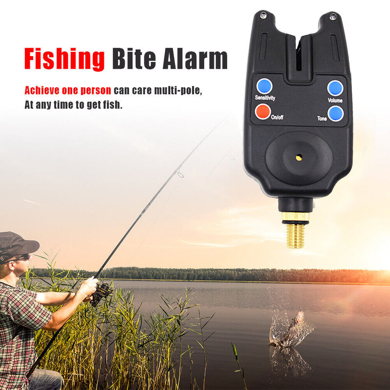 Fishing Bites LED Light Alarm Portable Carp Fishing Rods Alert Fishing Tackles