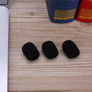 10pcs 25mm Replacement Microphone Cover Mic Windscreen Windshied Headset Foam