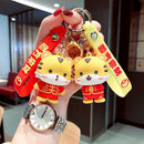 Couple Ornaments Gift Car Keyfob Tiger Keychain Bag Charm Keyring Bag Pendant