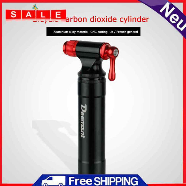 Bicycle Pump Aluminum Alloy Mini CO2 Pump Lightweight for Bike Ball Accessories