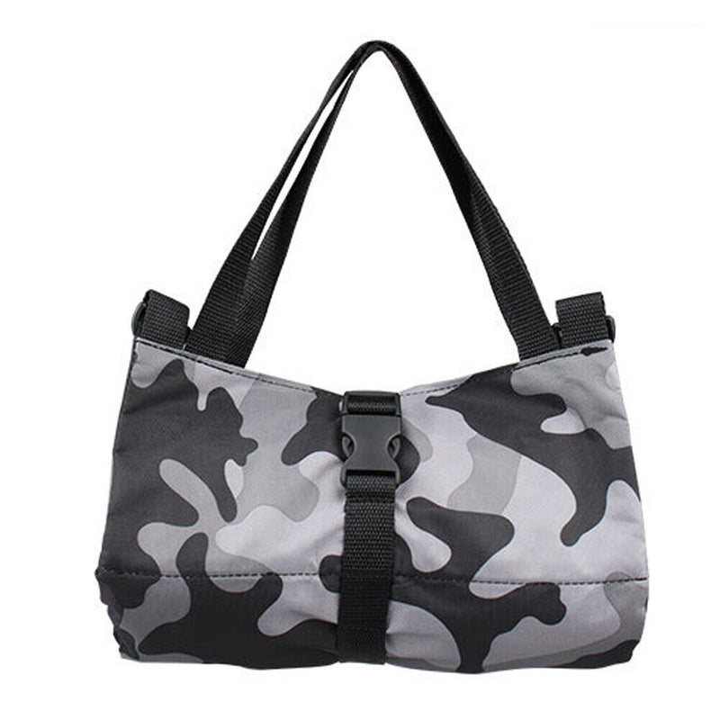 Roll Up Tool Storage Bag Outdoor Oxford Carrier Pouch (Camouflage Grey) Newly