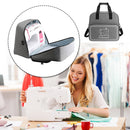 Mini Sewing Machine Handbags Crochet Woolen Yarn Storage Bags (Grey) Newly