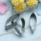 3pcs Clematis Flower Metal Cake Mold Stainless Steel Cookie Cutter Tools