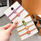 Women Candy Color High Elastic Daisy Hair Tie Hair Ring Sunflower Hair Rope