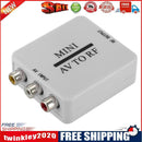 Mini RCA AV CVSB to RF Video Adapter Support RF 67.25/61.25MHz TV Switcher
