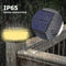 6LED Solar Garden Post Lamp Square Outdoor Waterproof Stigma Lamp Fence Decor