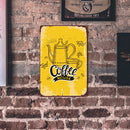 Rectangle Coffee Metal Signs Retro Waterproof Door Hanging Board (9339-08) Newly
