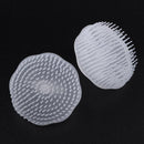2pcs White Washing Hair Cleaner Brushes Shampoo Scalp Massage Comb Newly