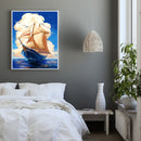Hand Painted Oil Paint By Numbers DIY Sailboat Drawing Home Wall Decoration Gift