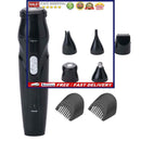 Nose & Ear Hair Trimmer Painless Beard Eyebrow Hair Clippers Kit for Nose Ears