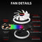 COOLMOON 12cm RGB Cooling Fan Quiet PC Case Cooler for Desktop Computer Chassis