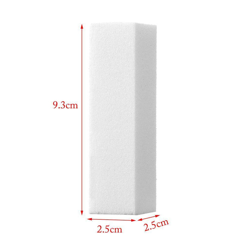 White Trimming Kit Sanding Files Nail Buffer Polishing block Nail Polisher