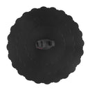 Silicone Cup Lid Heat Resistant Leakproof Reusable Sealed Cover (Black Cat)