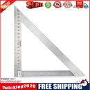 90 Right Angle Stainless Steel Triangle Ruler Woodworking Drawing Tools (L)
