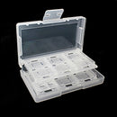24+2 in 1 Game Cards Case for Nintend Switch Storage Protector (White)