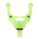 Fishing Rod Rest Luminous Magnetic Grip Head Fishing Pole Bracket (Green) Newly
