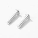 Black Cabinet Handle Furniture Hardware Zinc Alloy Cupboard Wardrobe Drawer P
