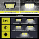 Solar Lights Outdoor, 160 COB Waterproof Security Solar Motion Sensor Lights