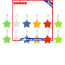 Safety Reflective Keychain for Bag Strollers 24-Piece Pendant Reflector - Star