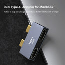 USB C HUB Docking Station for MacBook Thunderbolt 3 Dual Type-C Adapter (A)