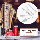4pcs Sewing Machine Cleaning Set Screwdriver Tweezer Double-End Brush Kit