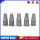 5pcs Bicycle Presta High Aluminium Pressure Valve Caps Dust Covers (Ti)