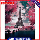 DIY Diamond Painting Eiffel Tower 5D Mosaic Kit Beaded Art Embroidery Picture