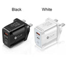 Charge Mobile Phone Charger Phone Adapter Quick Charge USB Charger UK Plug